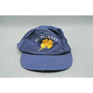 BC Packers Hat Gold 4 Leaf Clover Stitched Logo Snapback  Adjustable